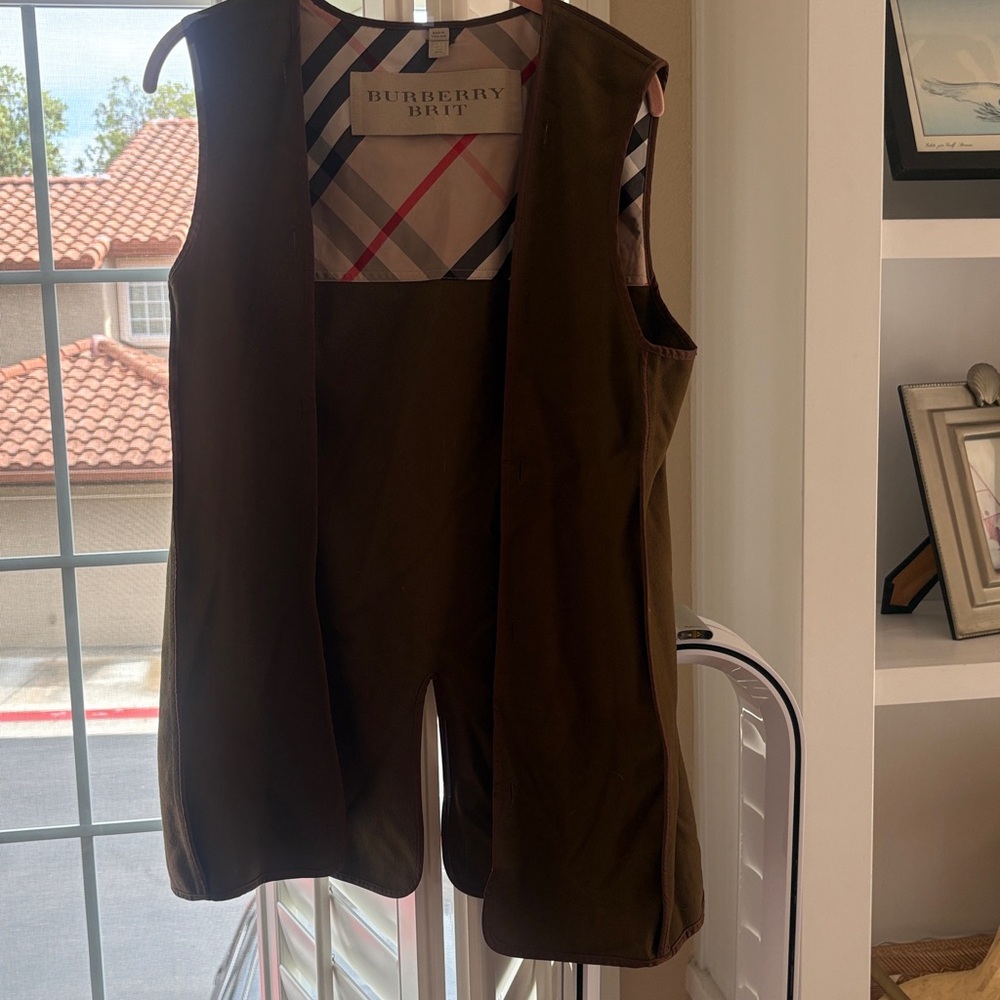 Burberry Brit Check Pattern Vest